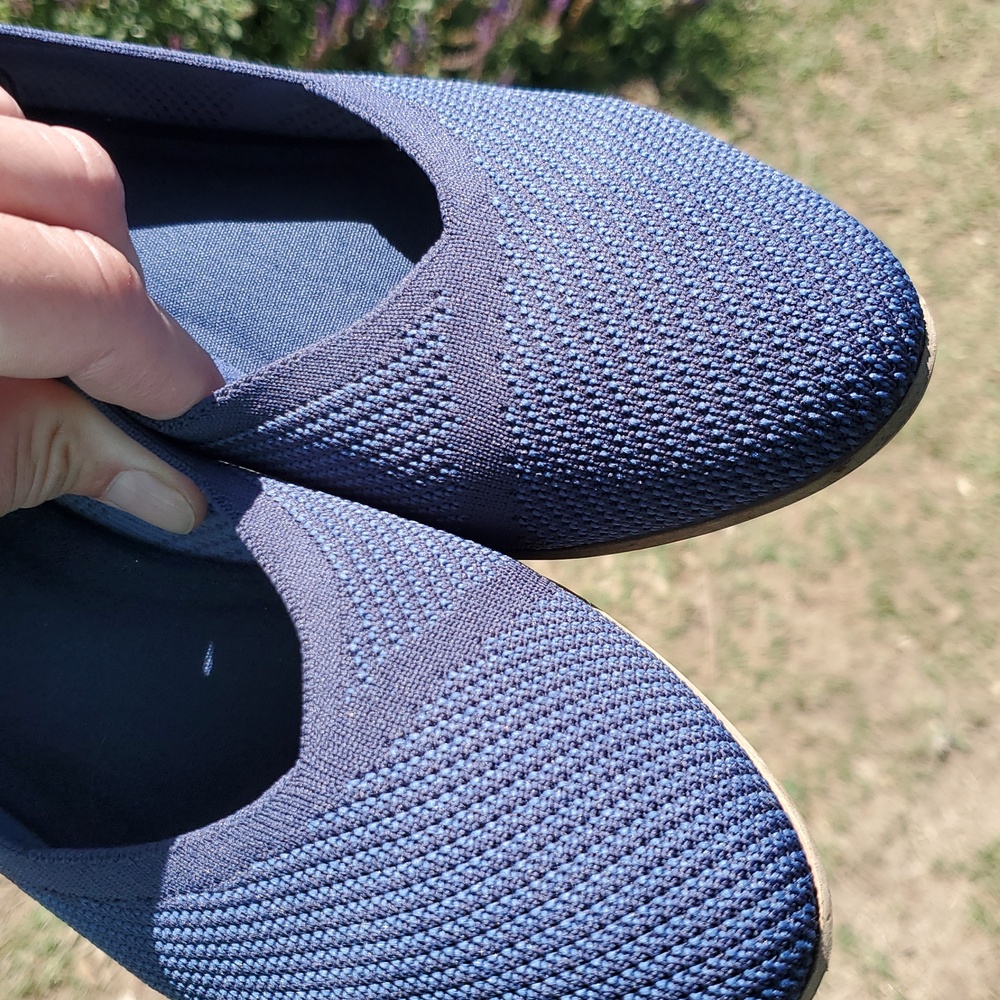 Toms Jutti Neat Navy Repreve Engineered Knit Women's Size 10. GUC With Box - Picture 10 of 10